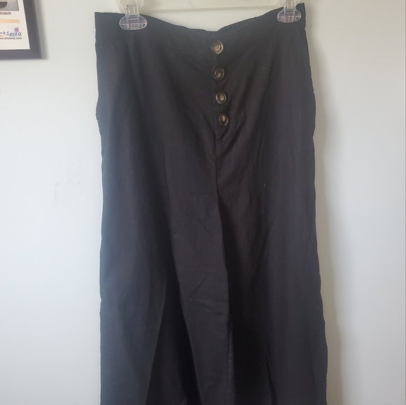 Who What Wear High Waisted Linen Pants - Picture 2 of 4